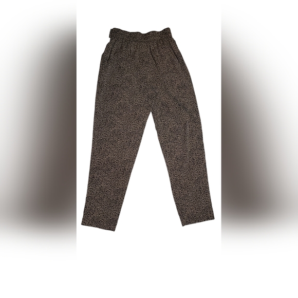 Leopard Animal Print Silky Slacks Pants CITY girl by Nancy Bolen Medium - Picture 4 of 5